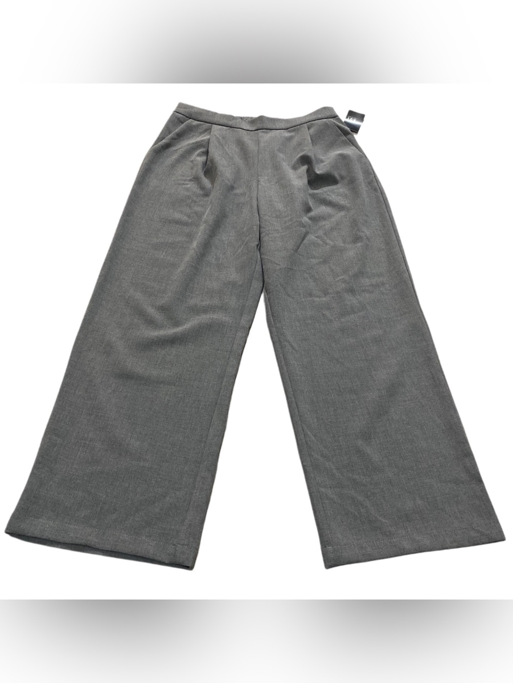 NEW Kut From The Kloth Charlotte High Rise Wide Leg Trouser Pant Charcoal Large